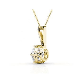 Pendentifs Kristine - Doré et Cristal