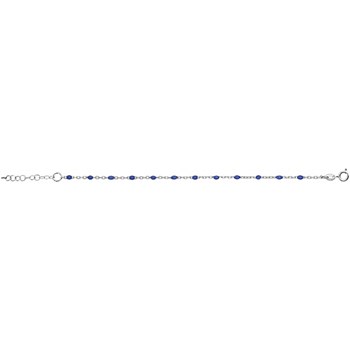 Bracelet argent - Olives bleu foncé