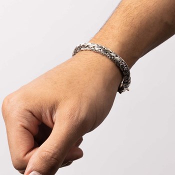 Bracelet Homme Argent 925/1000'Raiden' Taille L