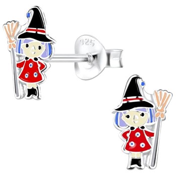 Boucle d'oreille sorciére en argent 925/1000