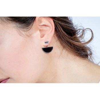 Boucles d'oreilles pendantes en Acier