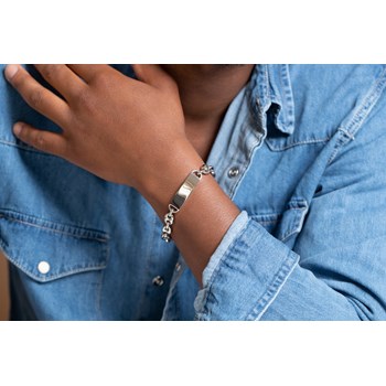 Bracelet souple Roman en Acier 316L