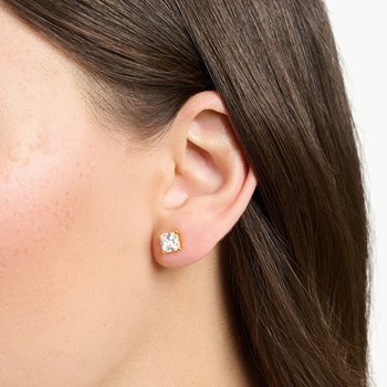 Boucles d'oreilles Thomas Sabo argent doré oxyde