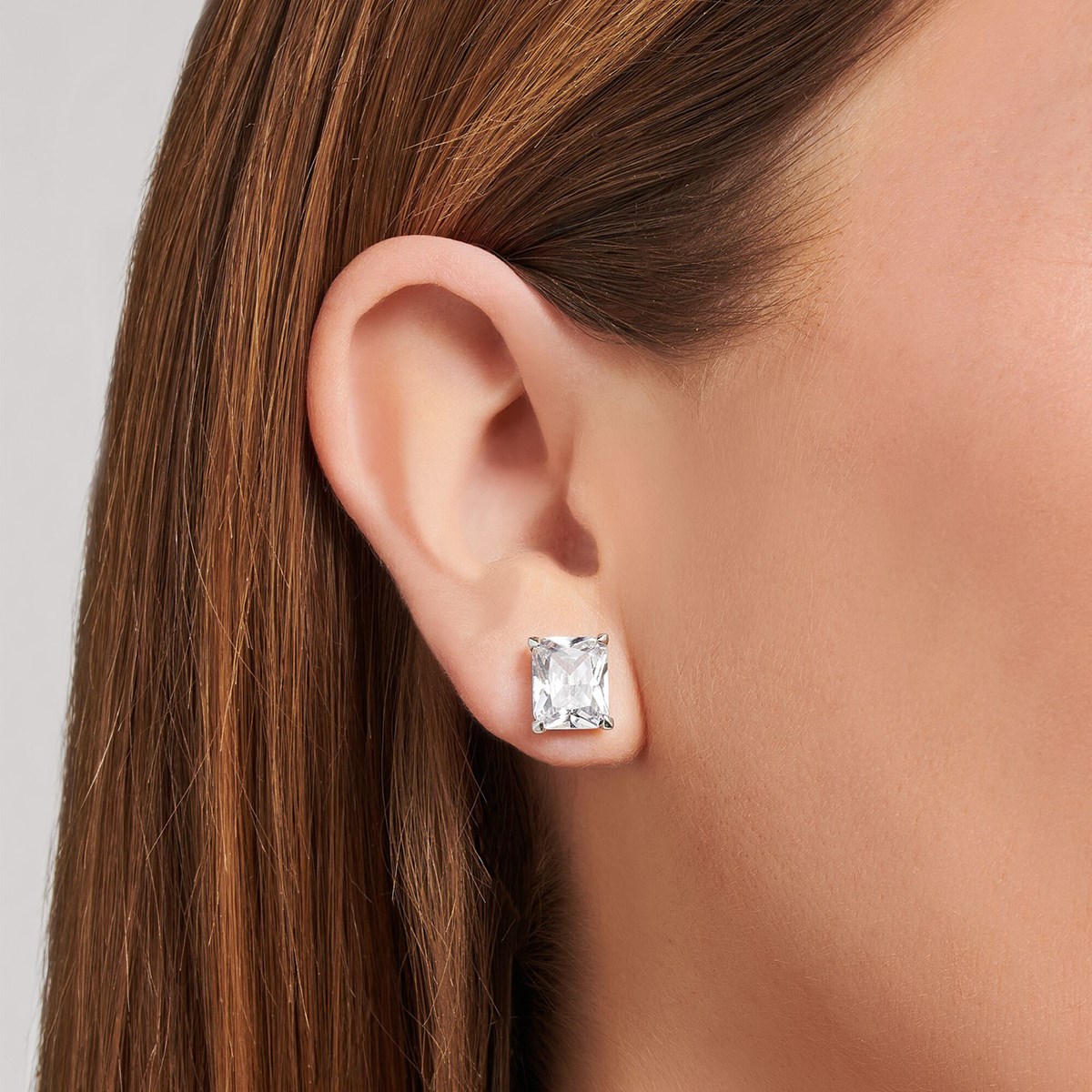 Boucles d'oreilles Thomas Sabo argent oxyde_x000D_
rectangulaire - vue 2