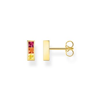 Boucles d'oreilles Thomas Sabo argent doré oxydes
arc-en-ciel