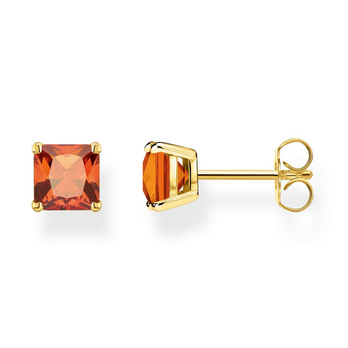 Boucles d'oreilles Thomas Sabo argent doré oxyde_x000D_
orange
