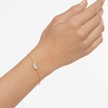 Bracelet PdPaola Icy doré