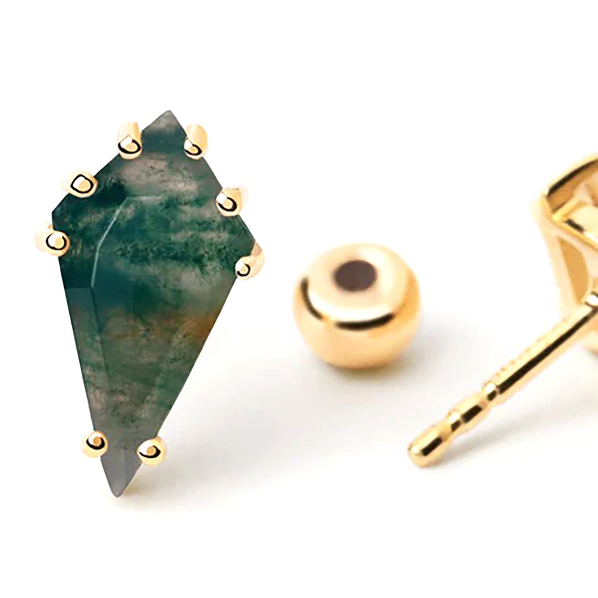 Boucle d'oreille individuelle PdPaola Akiro Agathe v_x000D_
erte - vue 2