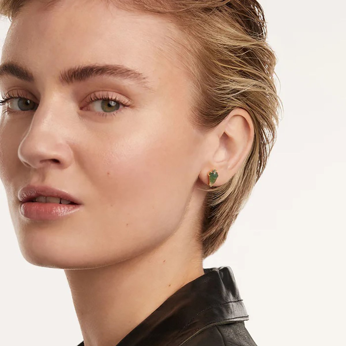 Boucle d'oreille individuelle PdPaola Akiro Agathe v_x000D_
erte - vue 3