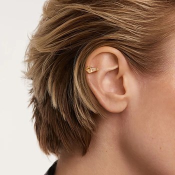 Boucle d'oreille individuelle PdPaola Akiro Rutile