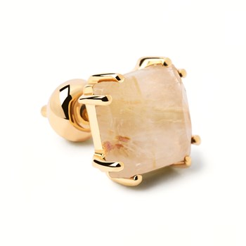 Boucle d'oreille individuelle PdPaola Suki Rutile