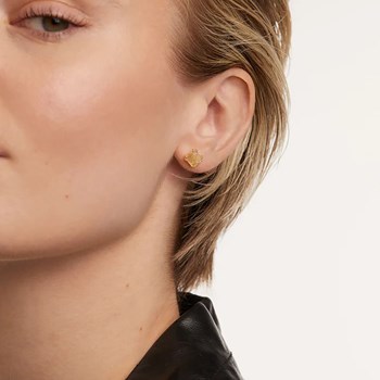 Boucle d'oreille individuelle PdPaola Suki Rutile
