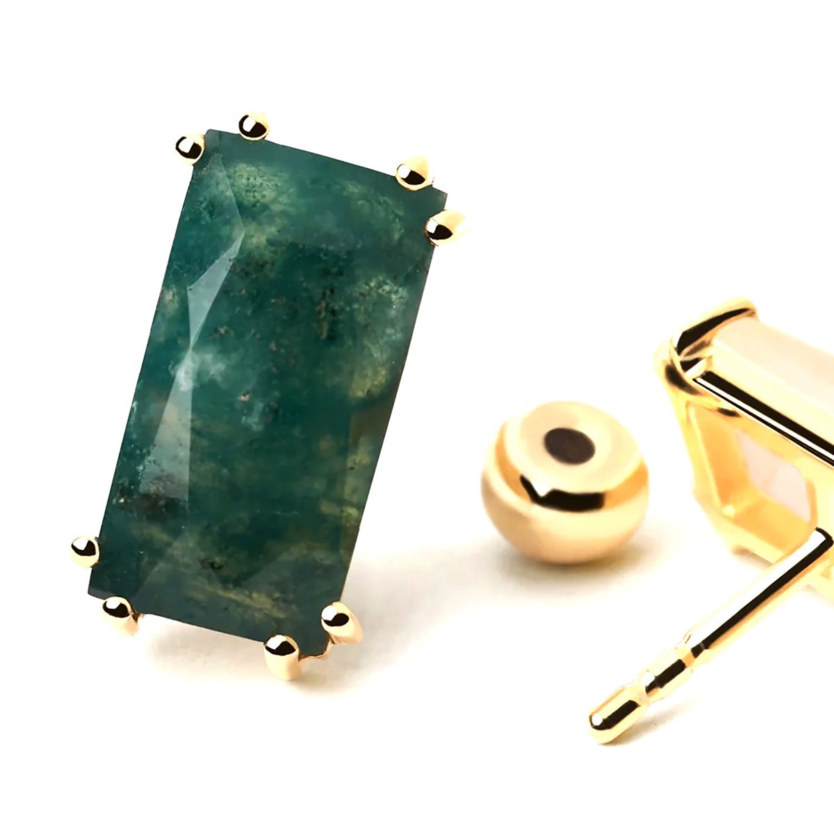 Boucle d'oreille individuelle PdPaola Maiko Agate_x000D_
mousse - vue 2