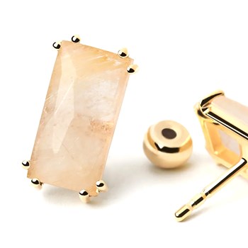 Boucle d'oreille individuelle PdPaola Maiko Rutile