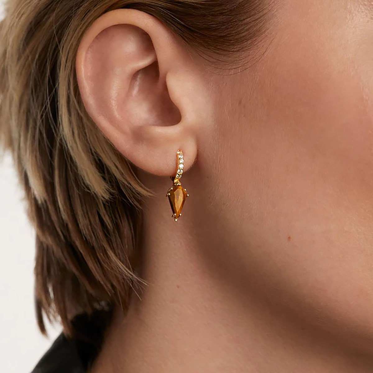 Boucle d'oreille individuelle PdPaola Naoki Oeil de_x000D_
Tigre - vue 3
