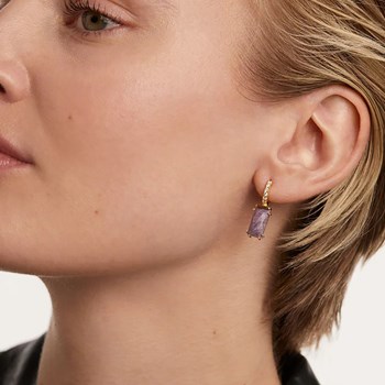 Boucle d'oreille individuelle PdPaola Kaori Charoïte