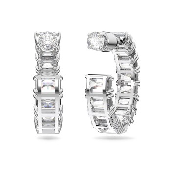Créoles Swarovski  Millenia cristaux blancs