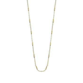 Chaîne Lotus Silver maille forçat doré