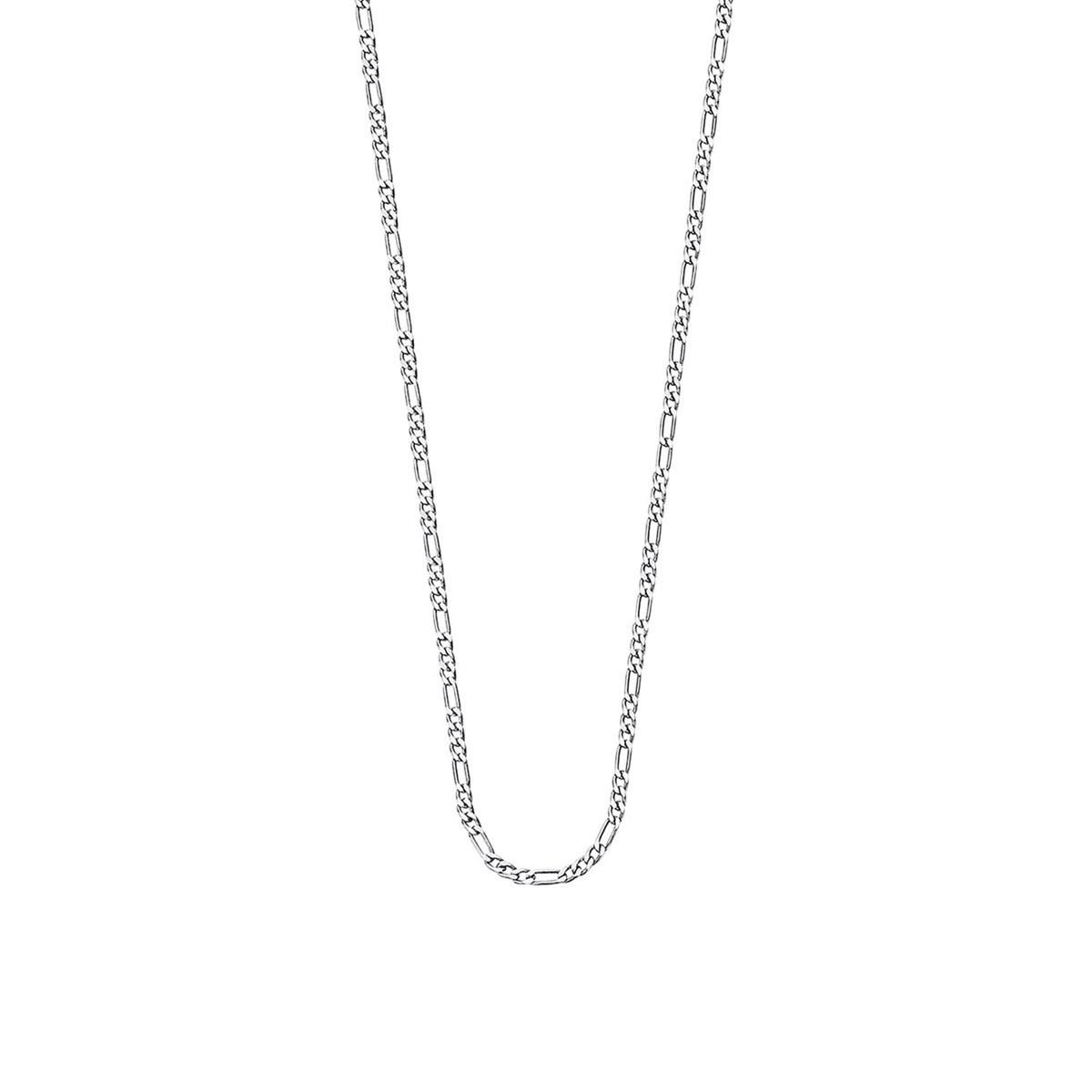 Collier chaîne Lotus Silver
maille figaro