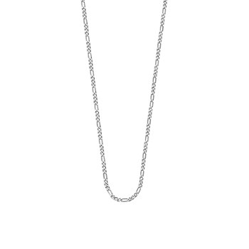 Collier chaîne Lotus Silver
maille figaro