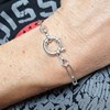 Bracelet Poéma chaîne argent femme - vue V2