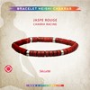 Bracelet Chakra Perles Heishi Jaspe Rouge - vue V2