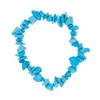 Bracelet réglable pierres de turquoise bleu - vue V1