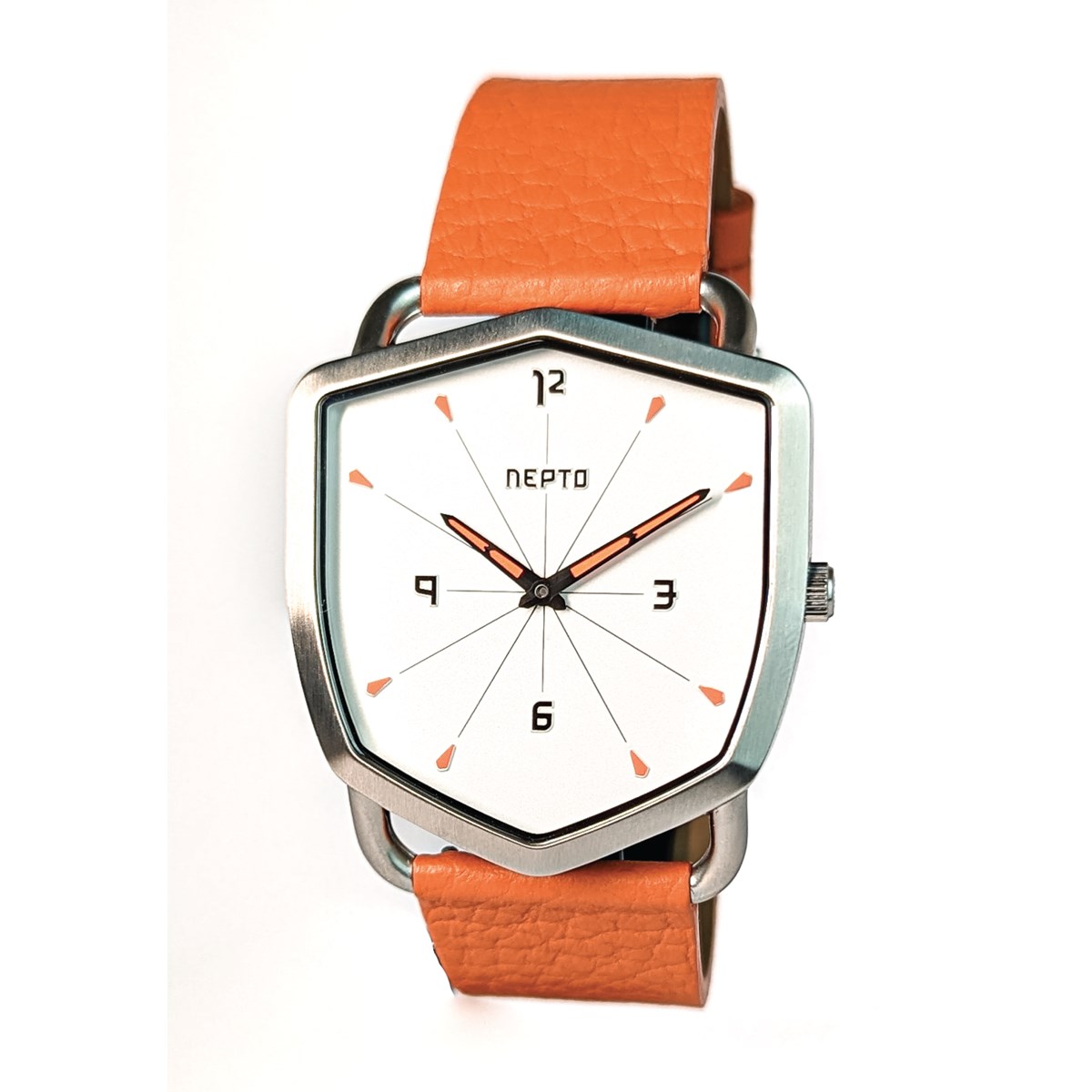 White Reverso - Cuir St Alce Orange