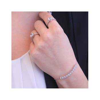 Bracelet Crystal Mia - Argenté et Cristal