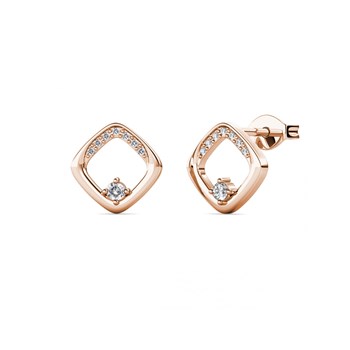 Adelise set: Rosé Gold and Crystal