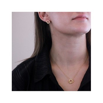 Adelise set: Gold and Crystal