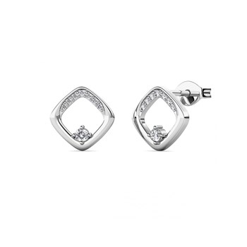 Adelise set: Silver and Crystal