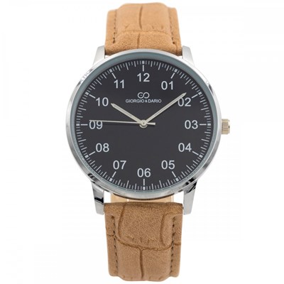 Tr s Jolie Montre Homme Beige GIORGIO MATY