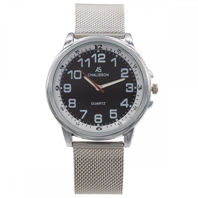 Montre Homme CHTIME bracelet Acier Argent MATY