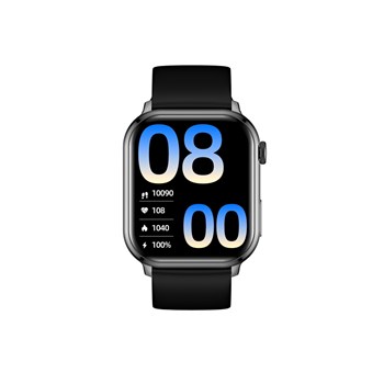 Montre Connectée Smarty2.0 - Bracelet en silicone - Test cardiaque programmable, Chrono, Effet lampe torche, Appel