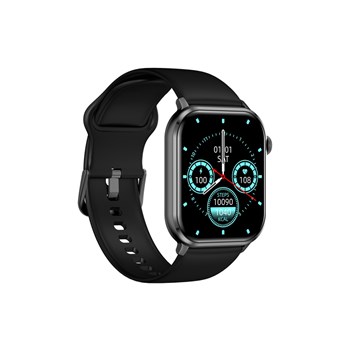 Montre Connectée Smarty2.0 - Bracelet en silicone - Test cardiaque programmable, Chrono, Effet lampe torche, Appel