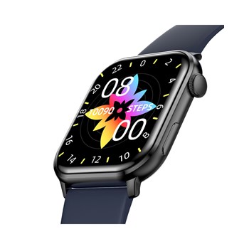 Montre Connectée Smarty2.0 - Bracelet en silicone - Test cardiaque programmable, Chrono, Effet lampe torche, Appel