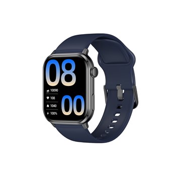 Montre Connectée Smarty2.0 - Bracelet en silicone - Test cardiaque programmable, Chrono, Effet lampe torche, Appel