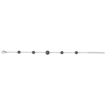 Bracelet souple multi-motifs Gabrielle en Acier 316L