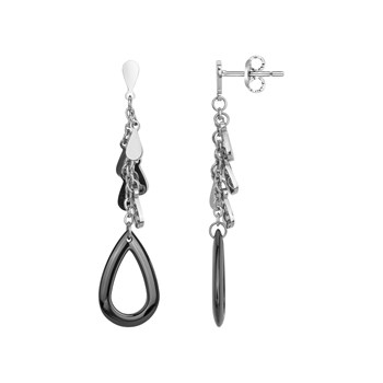 Boucles d'oreilles pendantes Bailey en Acier 316L