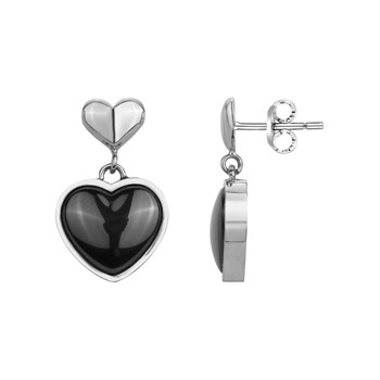 Boucles d'oreilles pendantes Vivian en Acier 316L