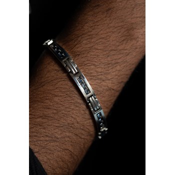 Bracelet souple multi-motifs Sully en Acier 316L