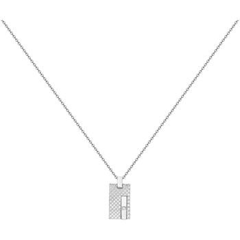 Collier mono-motif Balthazar en Acier 316L avec diamant blanc