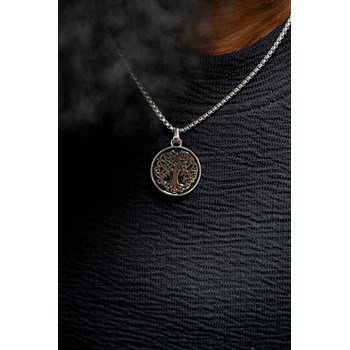 Collier mono-motif Melchior en Acier 316L