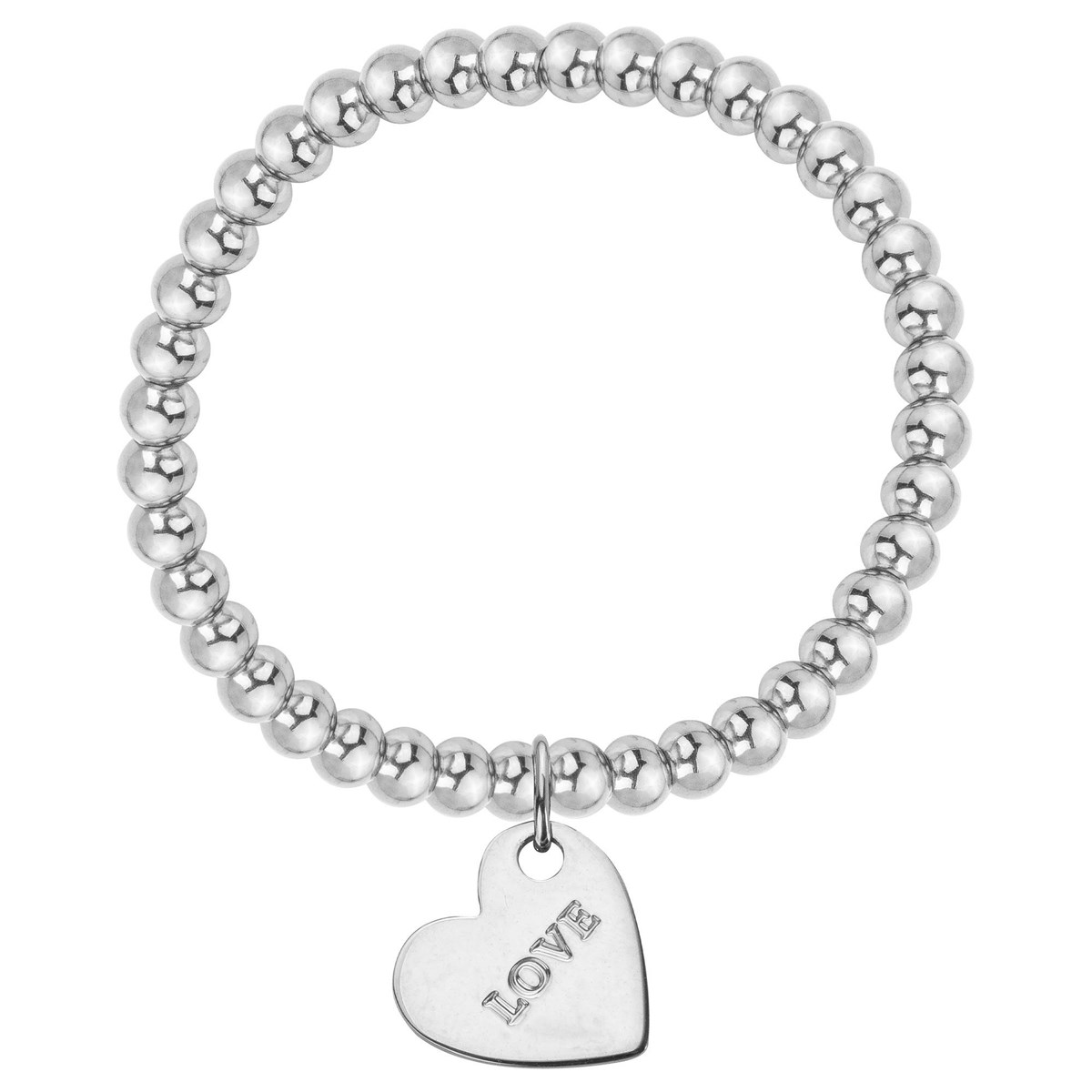Bracelet souple mono-motif Floriane en Acier 316L