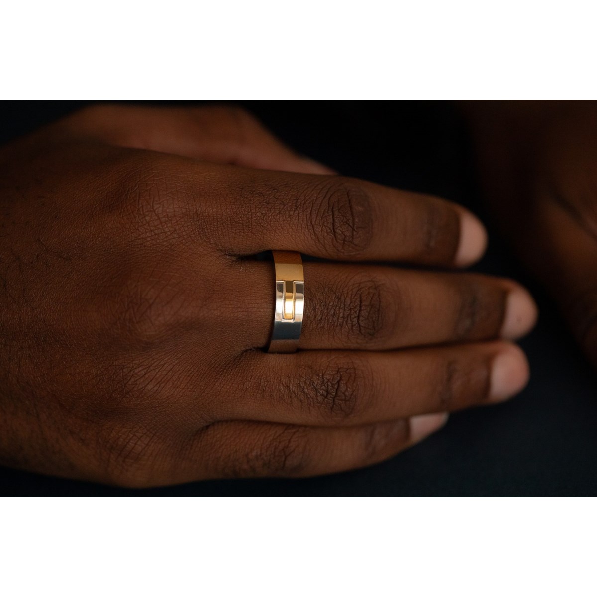 Bague Ismaël en Acier 316L - vue 2
