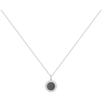 Collier mono-motif Stella en Argent avec oxyde de zirconium blanc