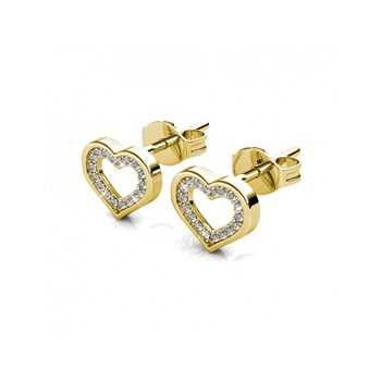 Earrings Zeal - Gold and Crystal