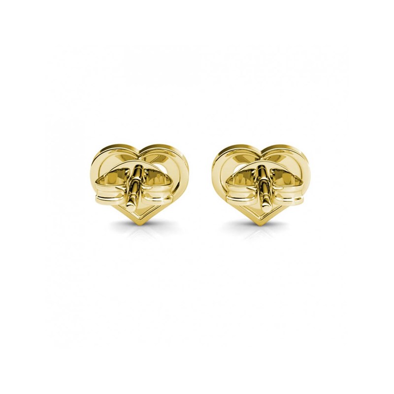 Boucles d'oreilles Zeal - Doré et Cristal - vue 4