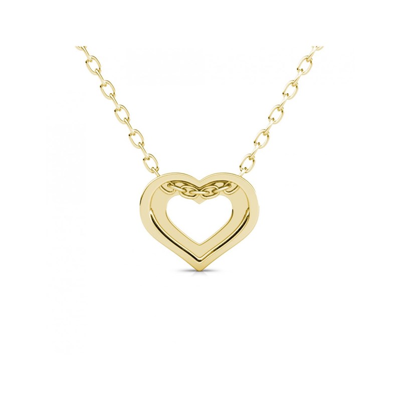 Collier Zeal - Doré et Cristal - vue 4